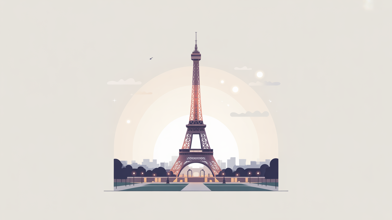 Illustration Culture pour l'examen civique - La culture française : gastronomie, littérature, arts, monuments, personnalités qui ont marqué l'histoire culturelle de la France.